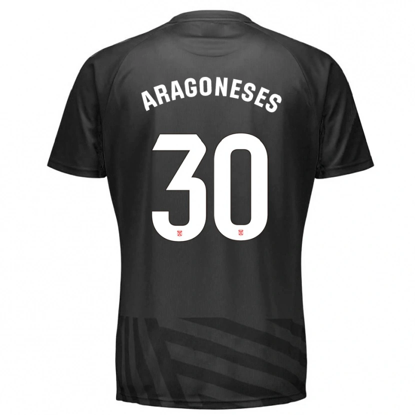 Danxen Pánské Sergio Aragoneses #30 Šedá Černá Brankář Dresy 2025/26 Dres
