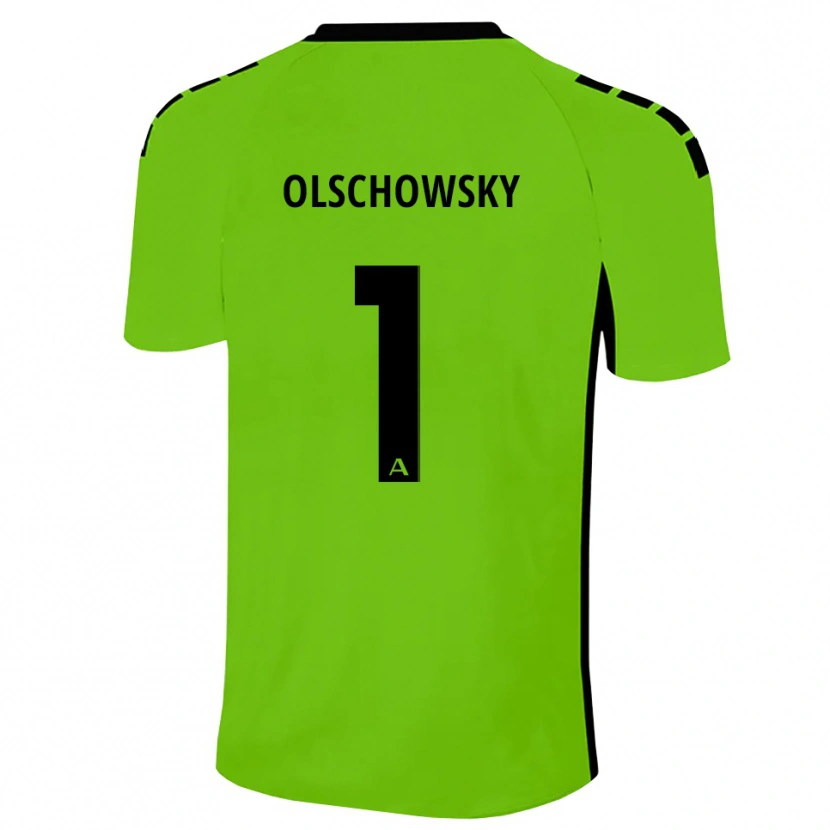 Danxen Pánské Jan Olschowsky #1 Travnatá Zelená Černá Brankář Dresy 2025/26 Dres