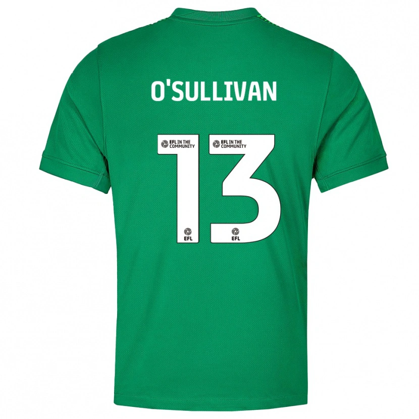Danxen Pánské William O'Sullivan #13 Zelenobílá Brankář Dresy 2025/26 Dres