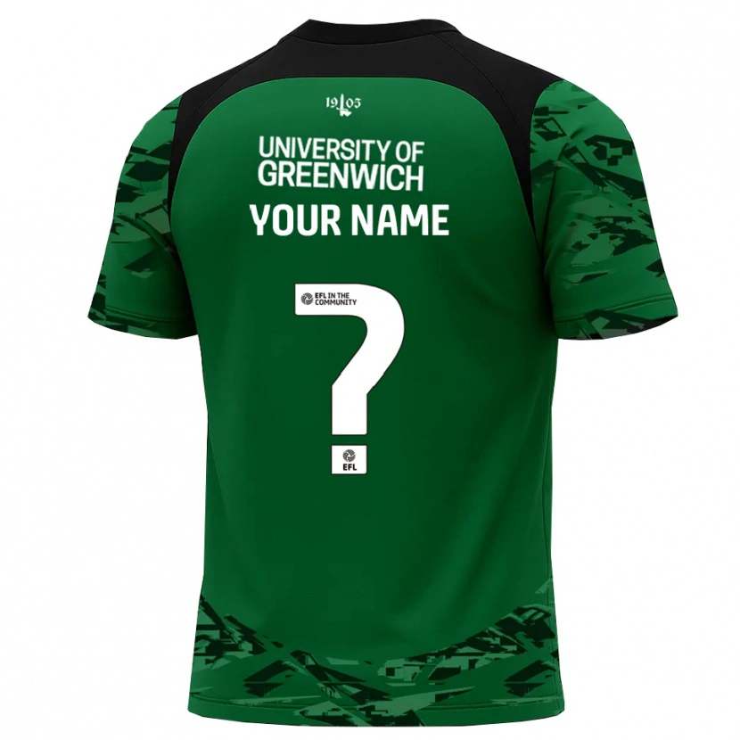 Danxen Pánské Charlton Athletic Zelenočerná Brankář Dresy 2025/26 Dres