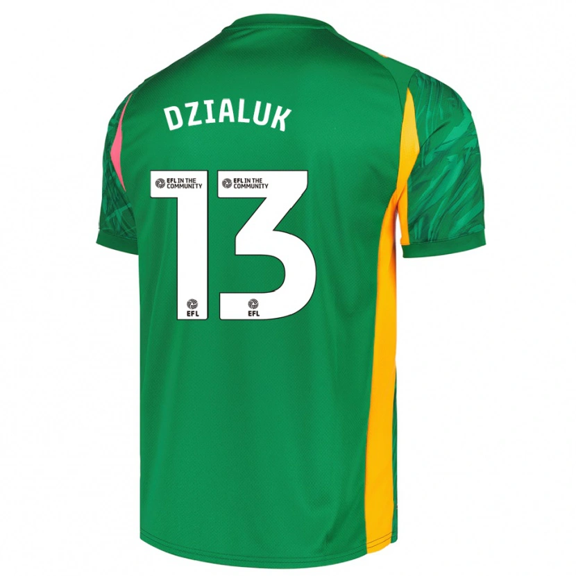 Danxen Pánské Cristiano Dzialuk #13 Zelenorůžová Brankář Dresy 2025/26 Dres