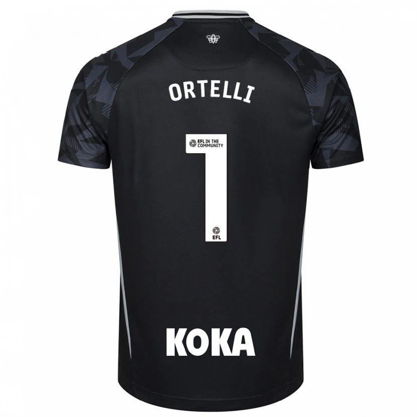Danxen Pánské Gabriel Ortelli #1 Černomodrá Brankář Dresy 2025/26 Dres
