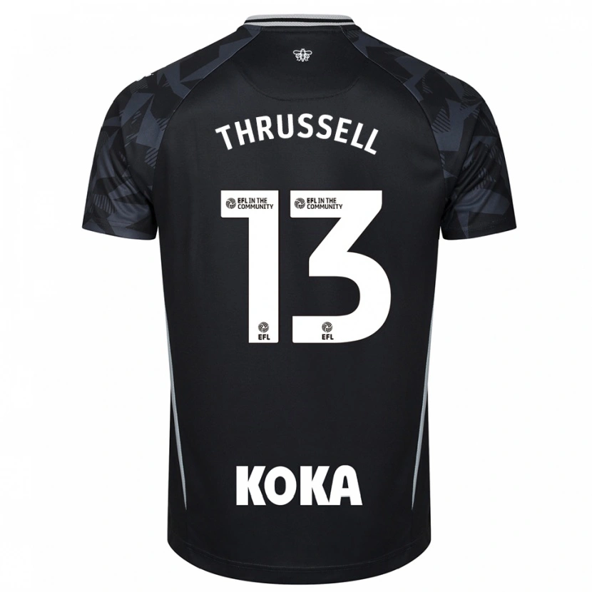 Danxen Pánské Sebastian Thrussell #13 Černomodrá Brankář Dresy 2025/26 Dres