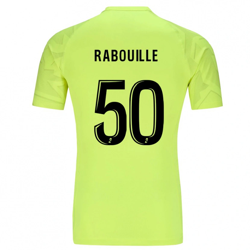 Danxen Pánské Valentin Rabouille #50 Neonově Zelená Brankář Dresy 2025/26 Dres