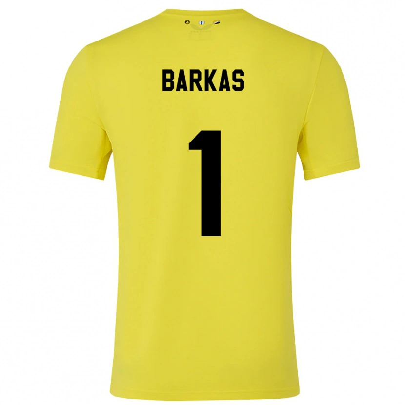 Danxen Pánské Vasilios Barkas #1 Žlutá Černá Brankář Dresy 2025/26 Dres