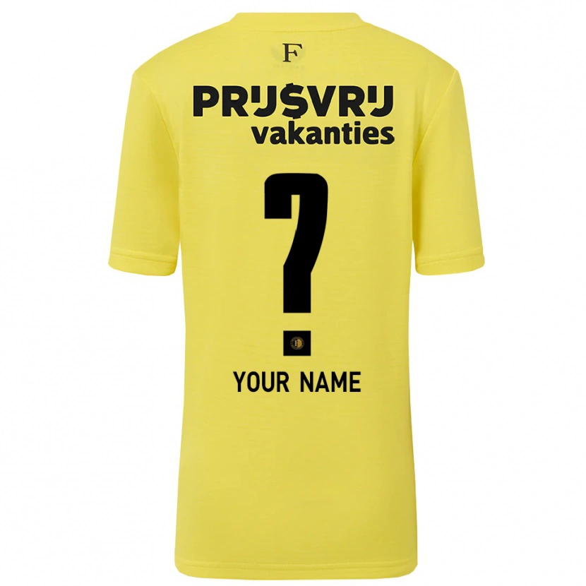 Danxen Pánské Feyenoord Žlutá Černá Brankář Dresy 2025/26 Dres