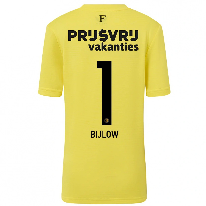 Danxen Pánské Justin Bijlow #1 Žlutá Černá Brankář Dresy 2025/26 Dres