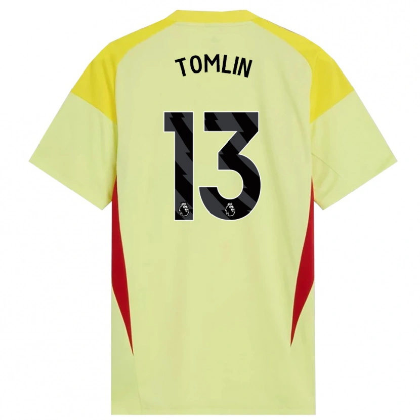 Danxen Pánské Jack Tomlin #13 Žlutá Červená Černá Brankář Dresy 2025/26 Dres