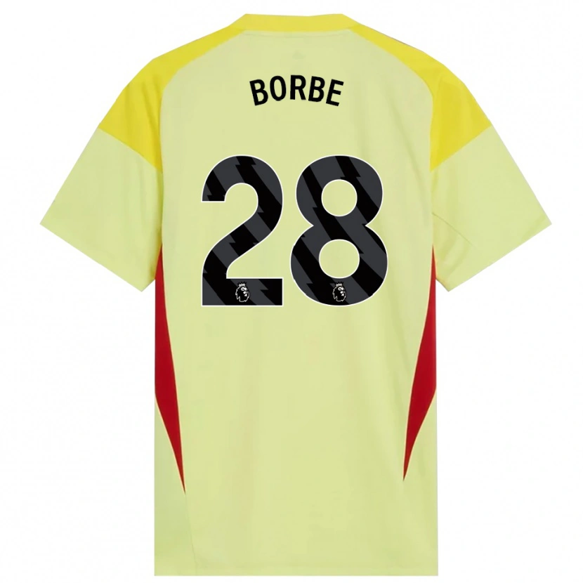 Danxen Pánské Anneke Borbe #28 Žlutá Červená Černá Brankář Dresy 2025/26 Dres