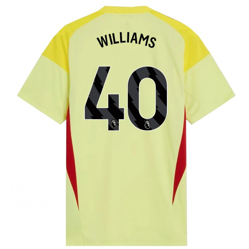 Danxen Pánské Naomi Williams #40 Žlutá Červená Černá Brankář Dresy 2025/26 Dres