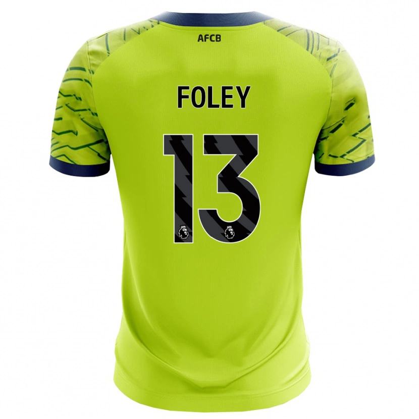 Danxen Pánské Erin Foley #13 Zelená Žlutá Brankář Dresy 2025/26 Dres