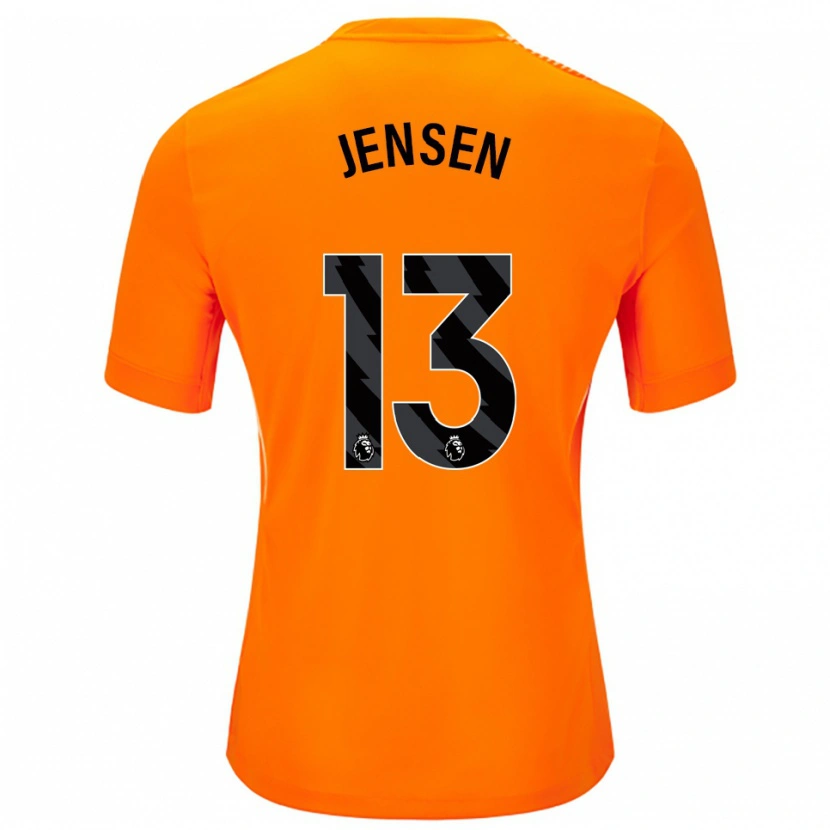 Danxen Pánské Sebastian Jensen #13 Oranžová Černá Brankář Dresy 2025/26 Dres