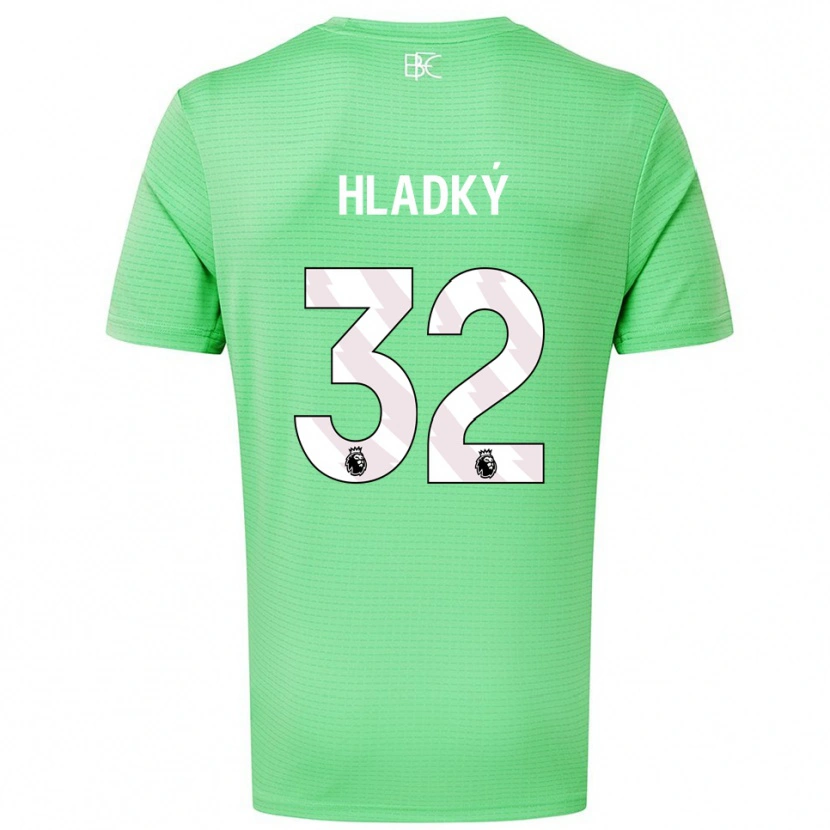 Danxen Pánské Vaclav Hladky #32 Středně Zelená Brankář Dresy 2025/26 Dres