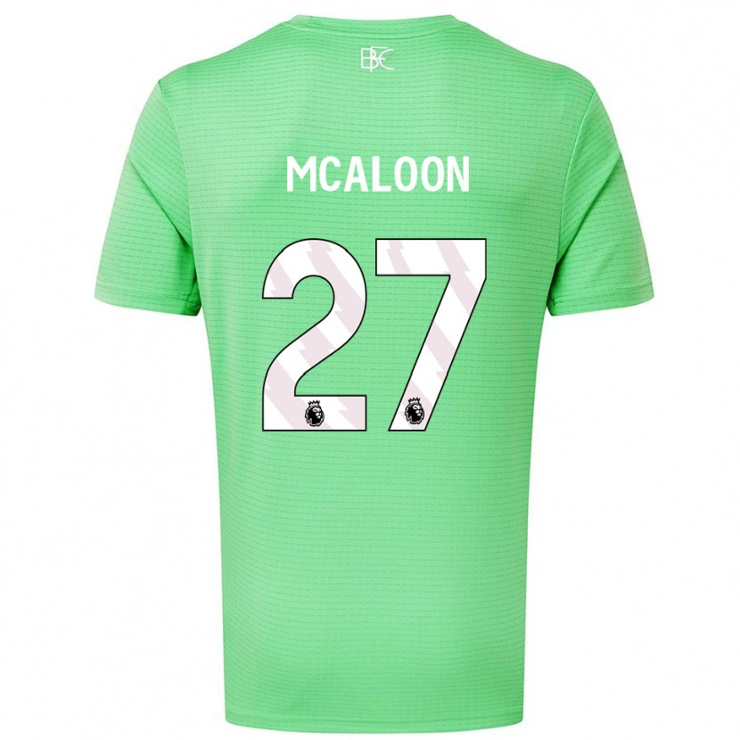 Danxen Pánské Naoisha Mcaloon #27 Středně Zelená Brankář Dresy 2025/26 Dres