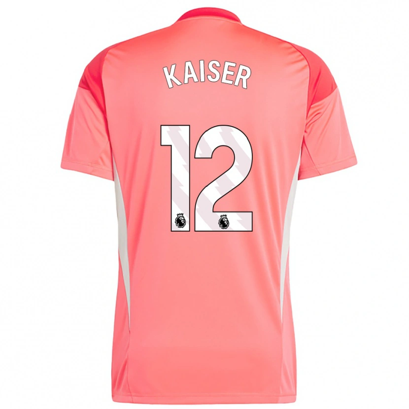 Danxen Pánské Dino Kaiser #12 Červená Bílá Brankář Dresy 2025/26 Dres