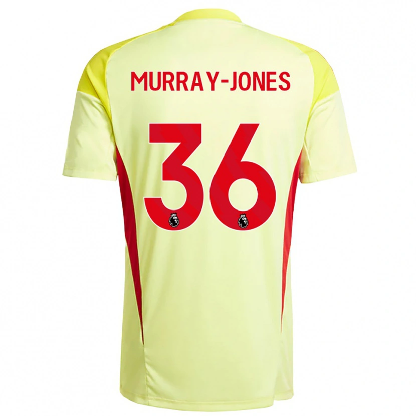 Danxen Pánské George Murray-Jones #36 Světle Žlutá Oranžová Brankář Dresy 2025/26 Dres