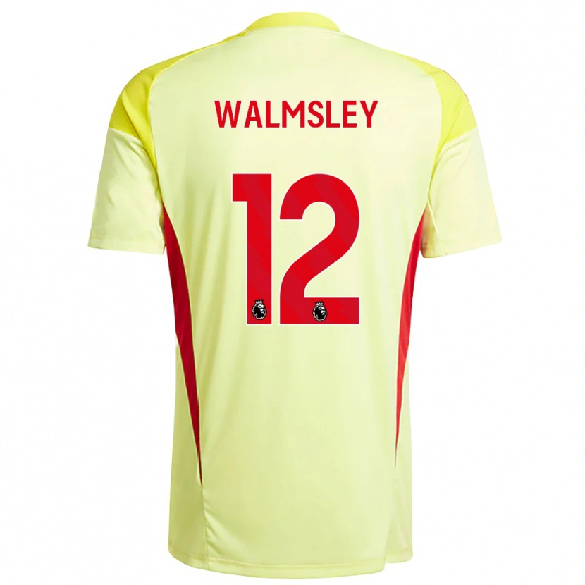 Danxen Pánské Joseph Walmsley #12 Světle Žlutá Oranžová Brankář Dresy 2025/26 Dres