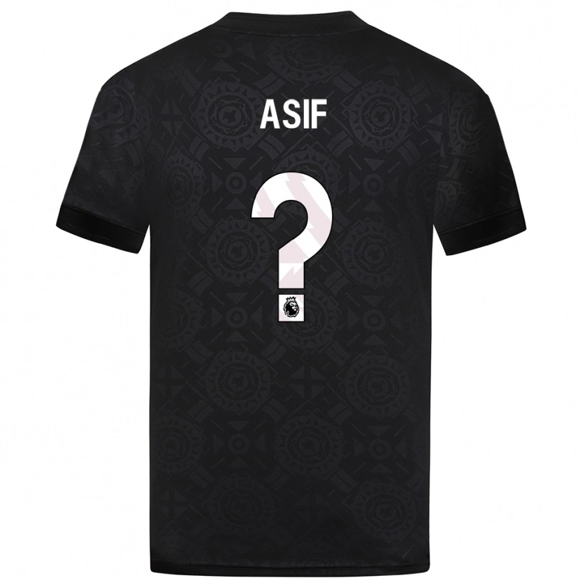 Danxen Pánské Dawood Asif #0 Černá Bílá Brankář Dresy 2025/26 Dres