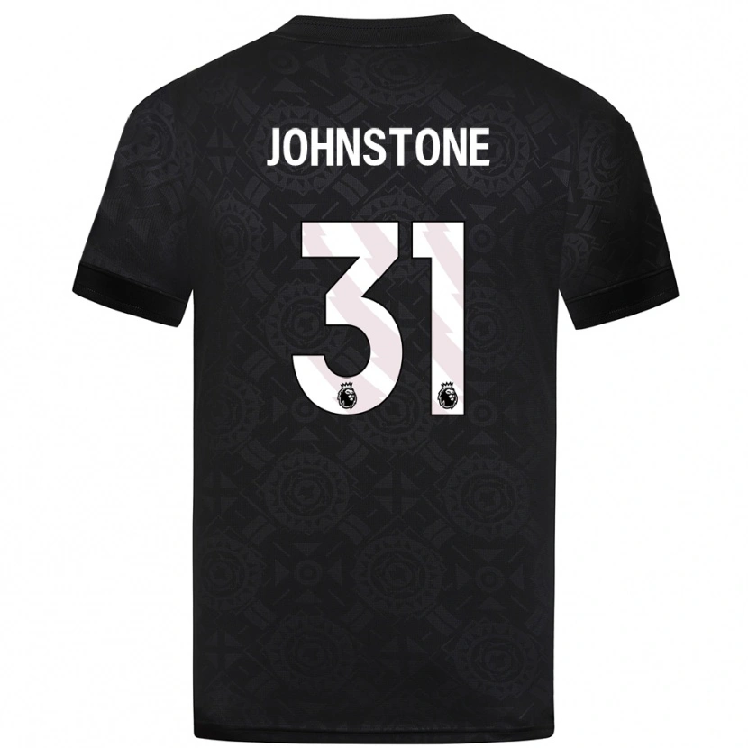 Danxen Pánské Sam Johnstone #31 Černá Bílá Brankář Dresy 2025/26 Dres