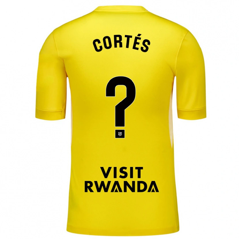 Danxen Pánské Lucas Cortés #0 Žlutá Černá Brankář Dresy 2025/26 Dres