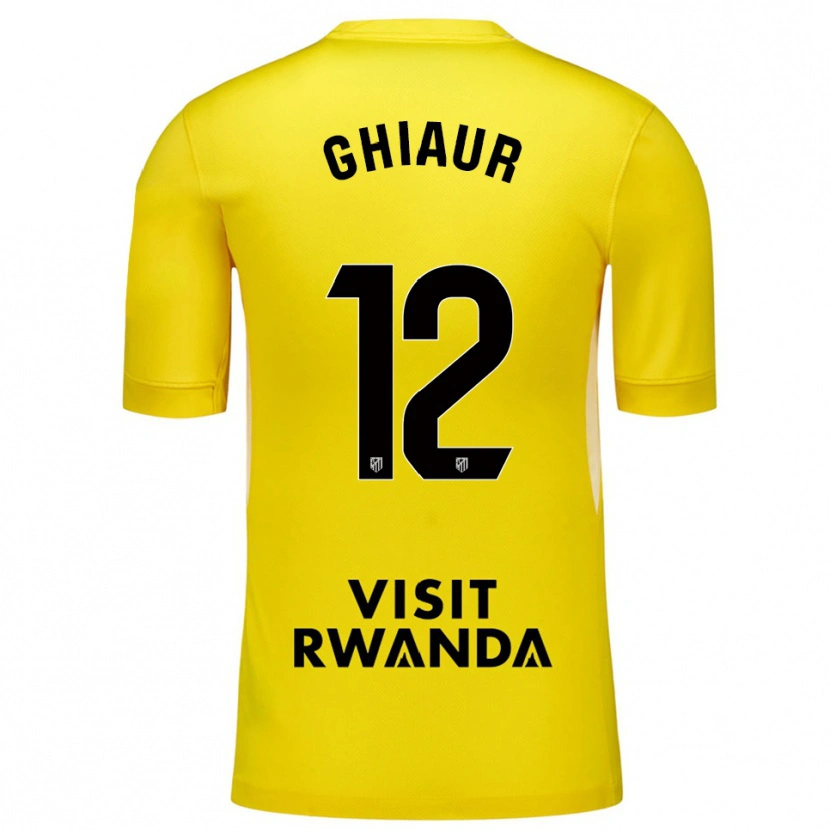 Danxen Pánské Octavian Ghiaur #12 Žlutá Černá Brankář Dresy 2025/26 Dres