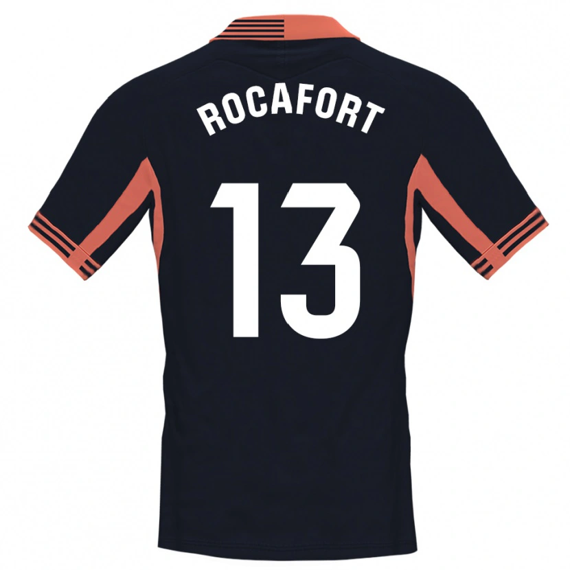 Danxen Pánské Rodrigo Rocafort #13 Černá Bílá Oranžová Brankář Dresy 2025/26 Dres