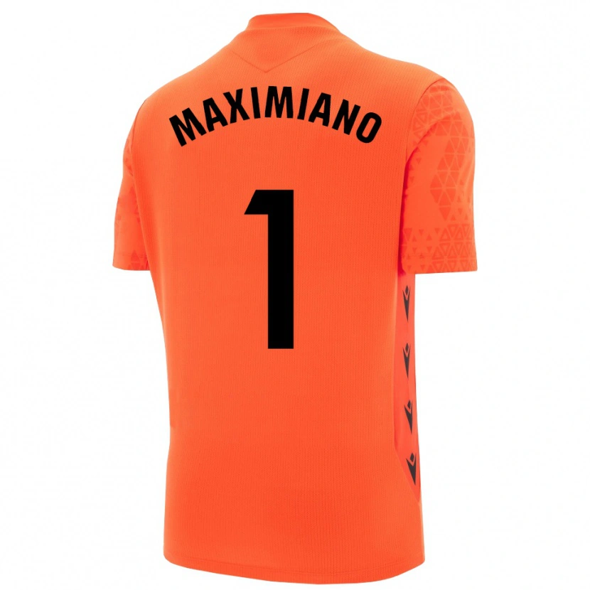 Danxen Pánské Luís Maximiano #1 Oranžová Černá Brankář Dresy 2025/26 Dres