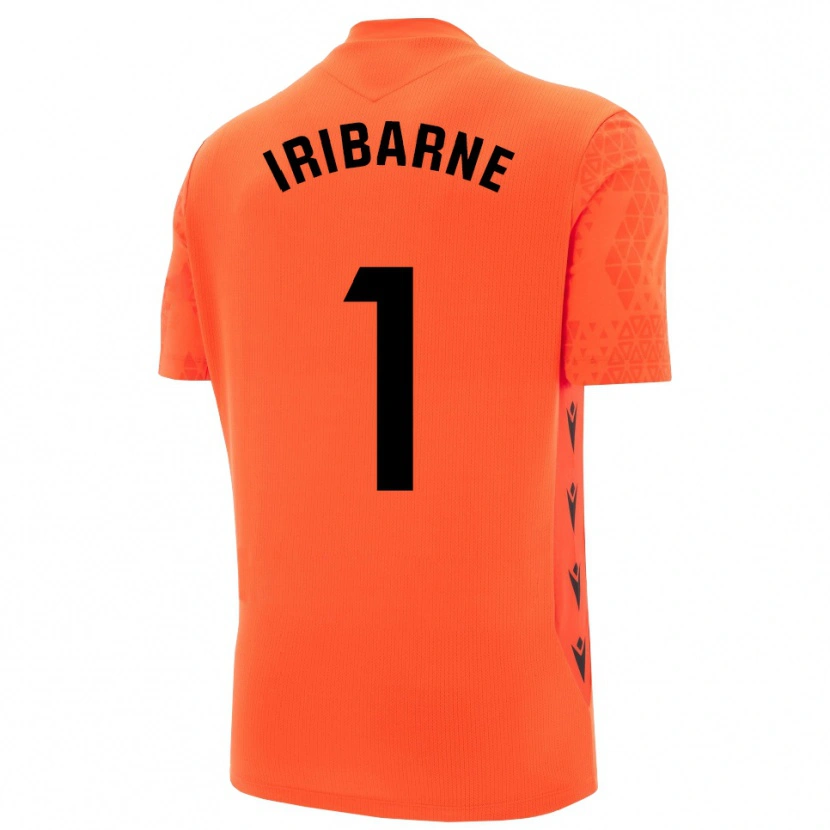 Danxen Pánské Bruno Iribarne #1 Oranžová Černá Brankář Dresy 2025/26 Dres
