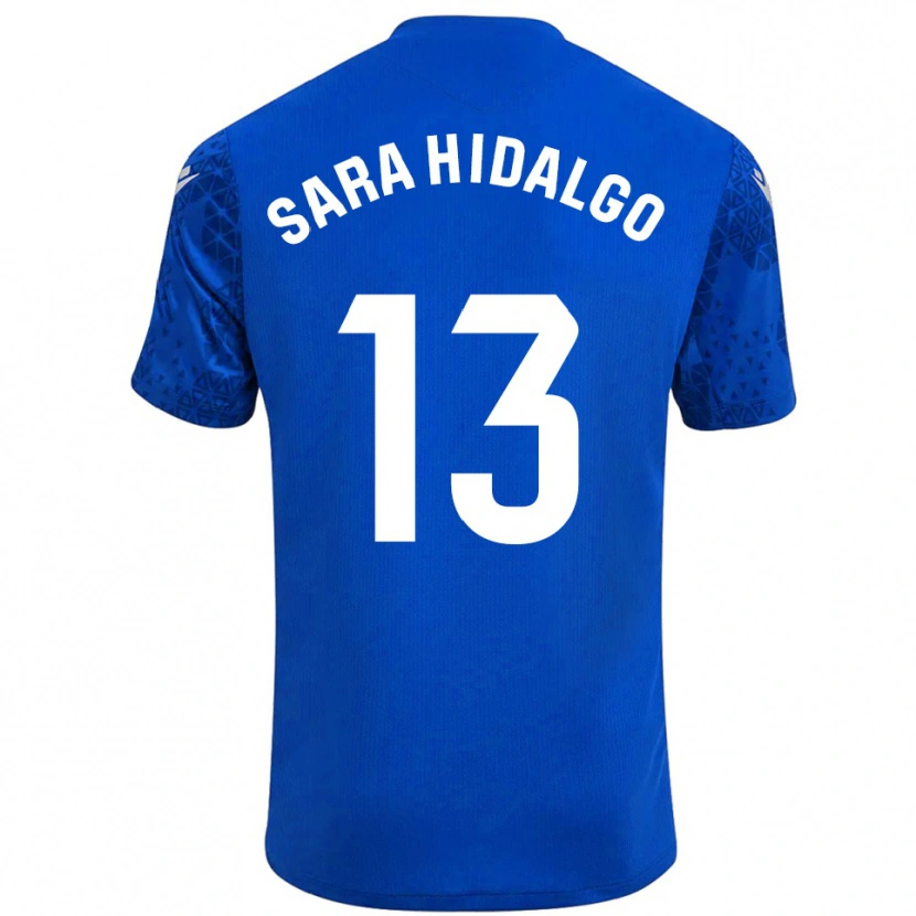 Danxen Pánské Sara Hidalgo Merino #13 Modrá Bílá Brankář Dresy 2025/26 Dres
