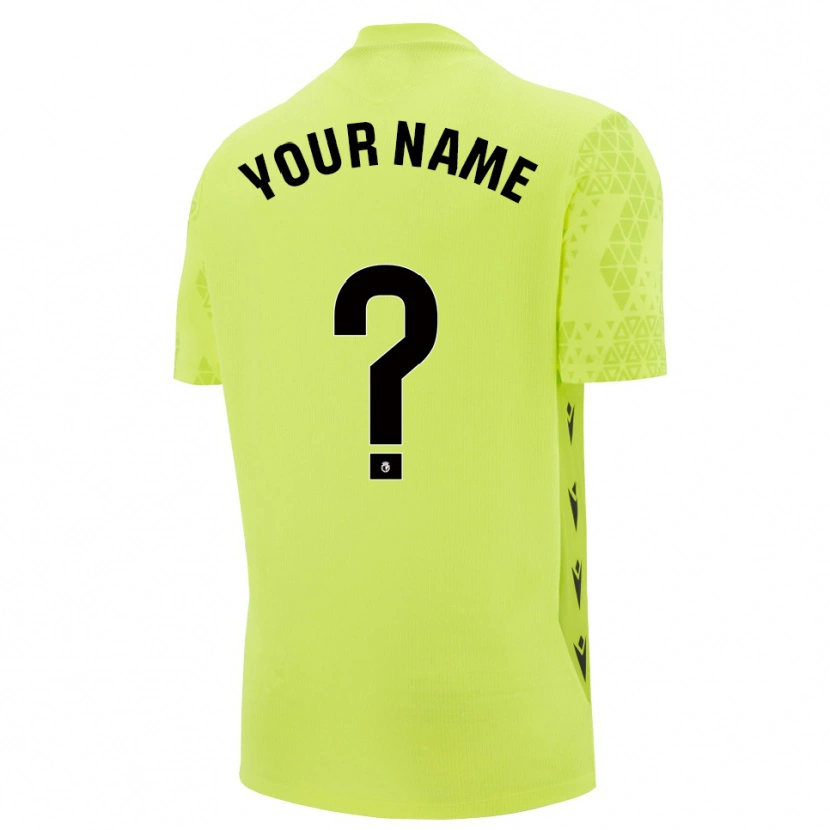 Danxen Pánské Burgos CF Žlutá Zelená Černá Brankář Dresy 2025/26 Dres