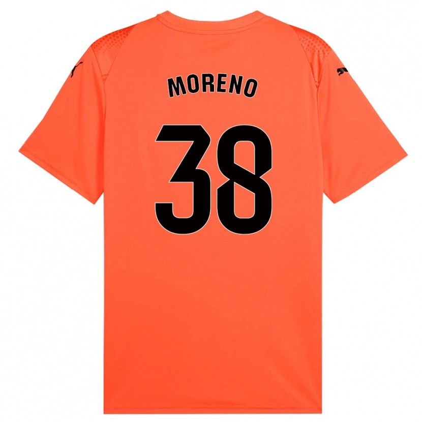 Danxen Pánské Gerard Moreno #38 Oranžová Černá Červená Brankář Dresy 2025/26 Dres