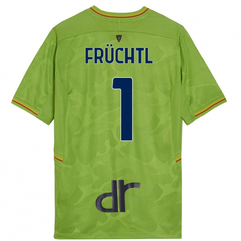 Danxen Pánské Christian Früchtl #1 Lesní Zelená Černá Brankář Dresy 2025/26 Dres