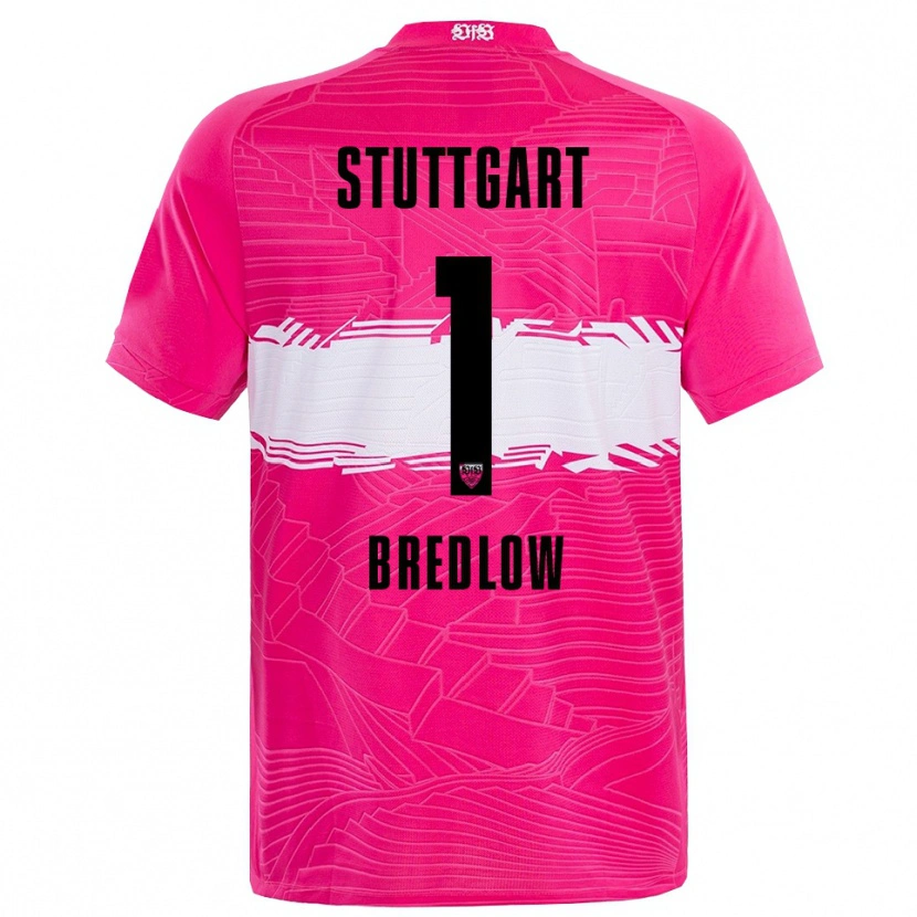 Danxen Pánské Fabian Bredlow #1 Tmavě Růžová Černá Brankář Dresy 2025/26 Dres