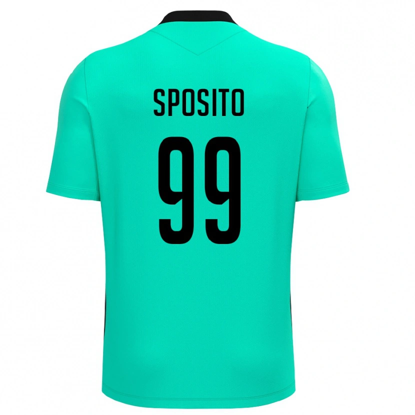 Danxen Pánské Alex Sposito #99 Tyrkysová Černá Brankář Dresy 2025/26 Dres