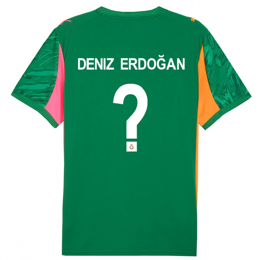 Danxen Pánské Ali Deniz Erdoğan #0 Zelená Oranžová Růžová Brankář Dresy 2025/26 Dres