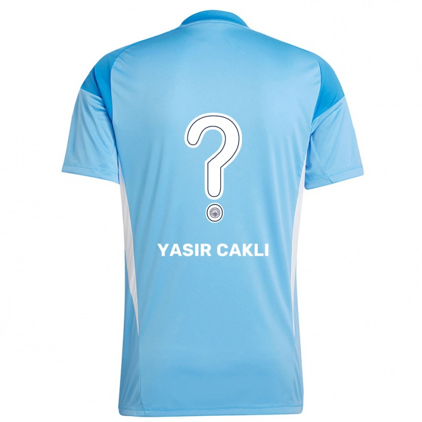 Danxen Pánské Ali Yasir Caklı #0 Královská Modř Bílá Brankář Dresy 2025/26 Dres