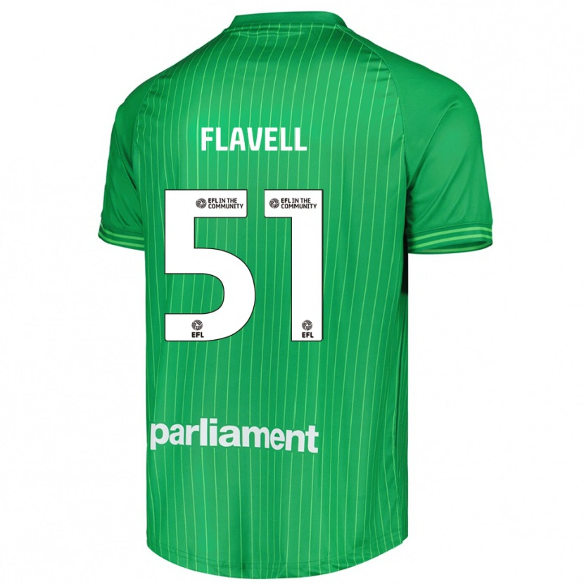 Danxen Pánské Kieren Flavell #51 Zelená Limetková Brankář Dresy 2025/26 Dres