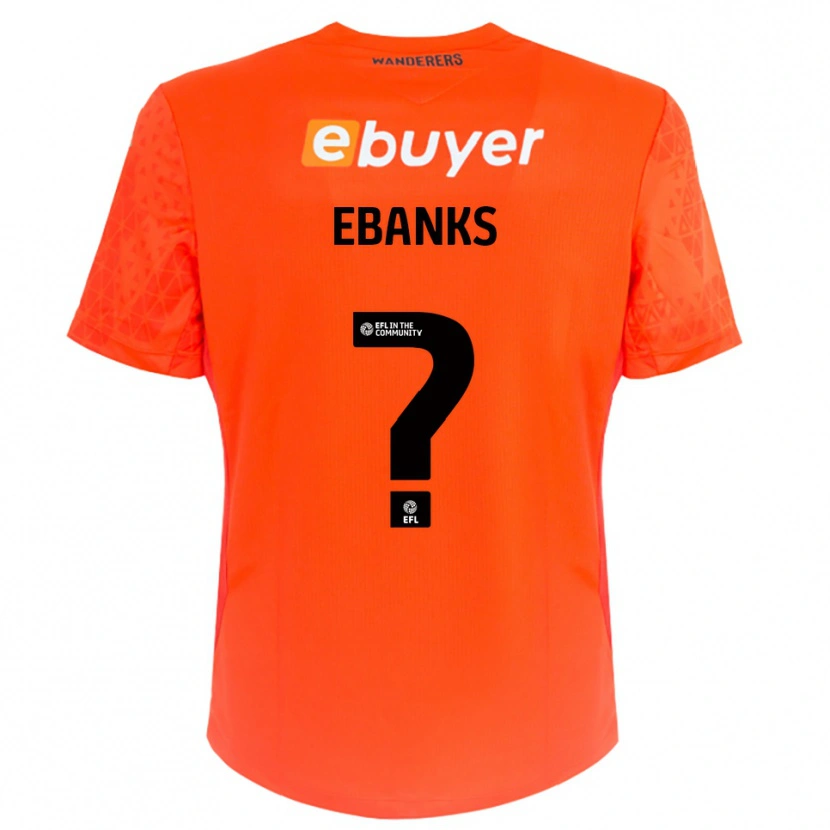 Danxen Pánské Eve Ebanks #0 Černá Oranžová Brankář Dresy 2025/26 Dres