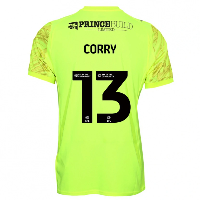 Danxen Pánské Neive Corry #13 Černá Fluorescenční Zelená Brankář Dresy 2025/26 Dres
