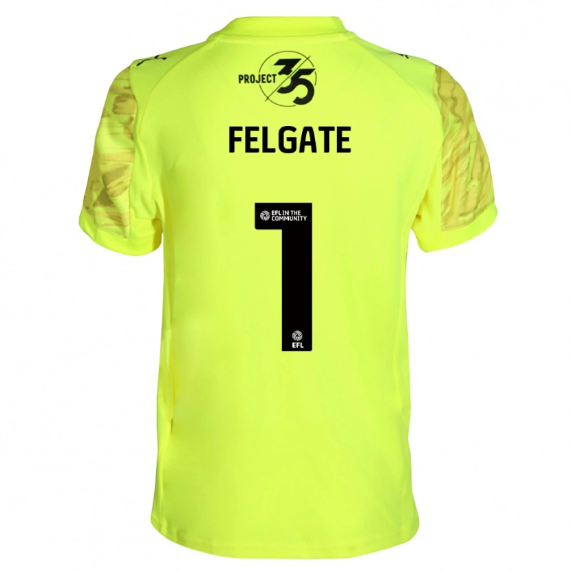 Danxen Pánské Lily Felgate #1 Černá Fluorescenční Zelená Brankář Dresy 2025/26 Dres