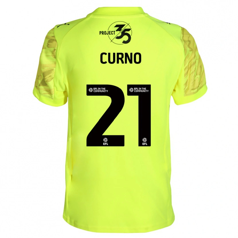 Danxen Pánské Maddi Curno #21 Černá Fluorescenční Zelená Brankář Dresy 2025/26 Dres