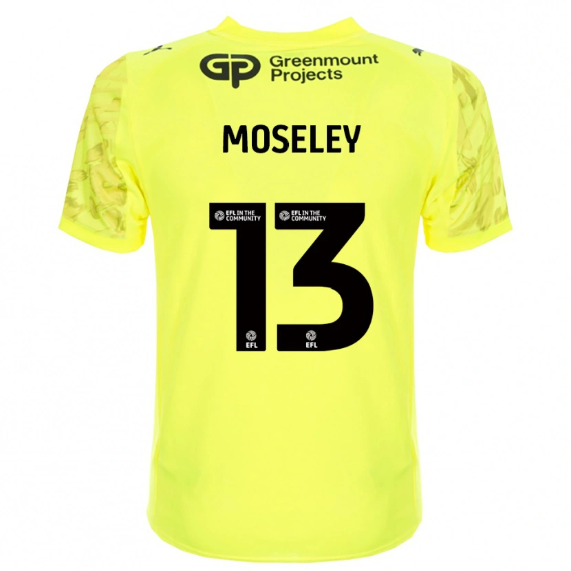 Danxen Pánské Faye Moseley #13 Černá Fluorescenční Zelená Brankář Dresy 2025/26 Dres