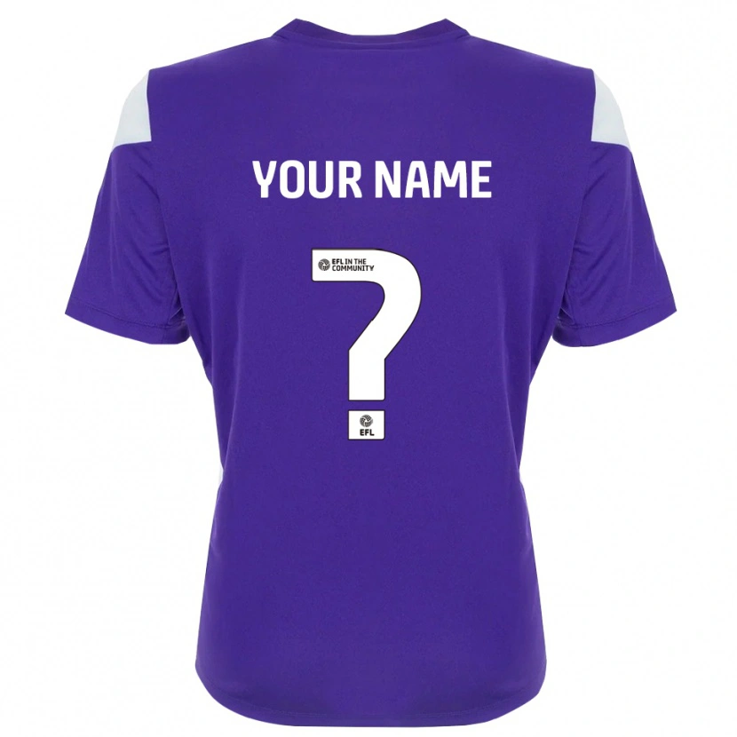 Danxen Pánské Walsall FC Bílá Fialová Brankář Dresy 2025/26 Dres