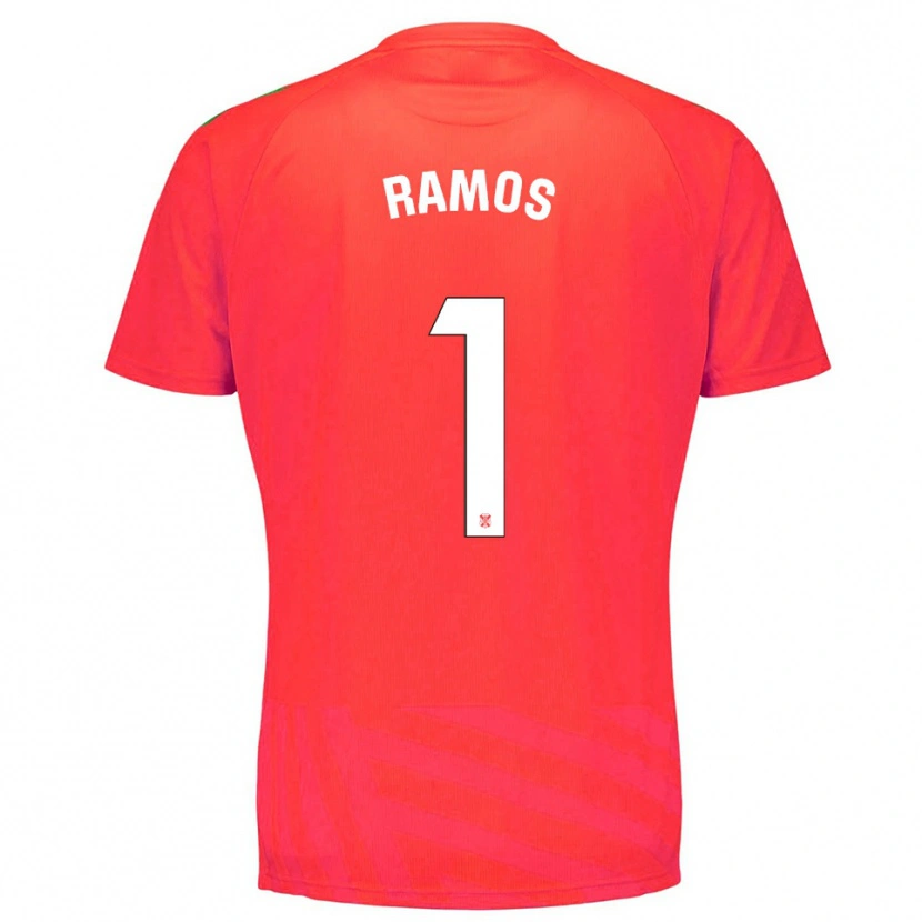 Danxen Pánské Moha Ramos #1 Červená Bílá Brankář Dresy 2025/26 Dres