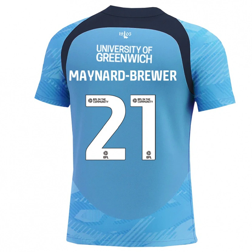 Danxen Pánské Ashley Maynard-Brewer #21 Modrobílá Brankář Dresy 2025/26 Dres