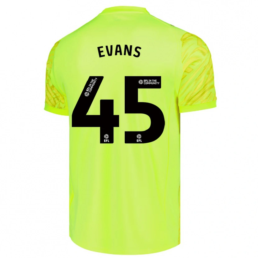 Danxen Pánské Harry Evans #45 Fluorescenční Zelená Brankář Dresy 2025/26 Dres