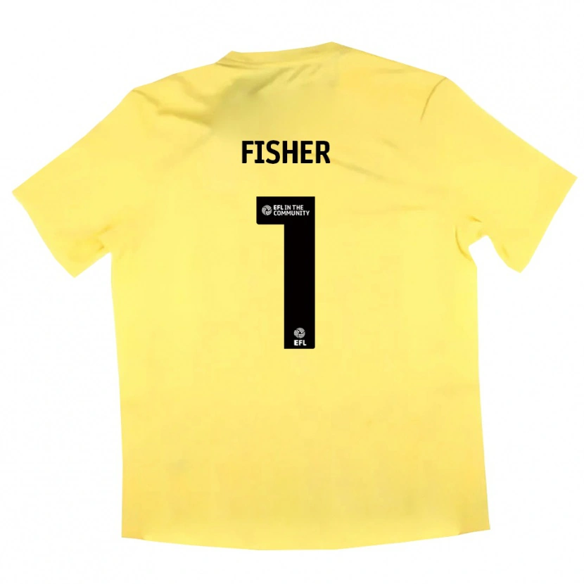 Danxen Pánské Nathan Fisher #1 Žlutočerná Brankář Dresy 2025/26 Dres