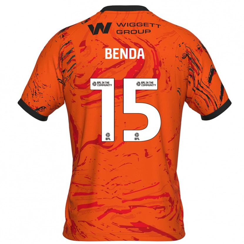 Danxen Pánské Steven Benda #15 Oranžová Černá Brankář Dresy 2025/26 Dres