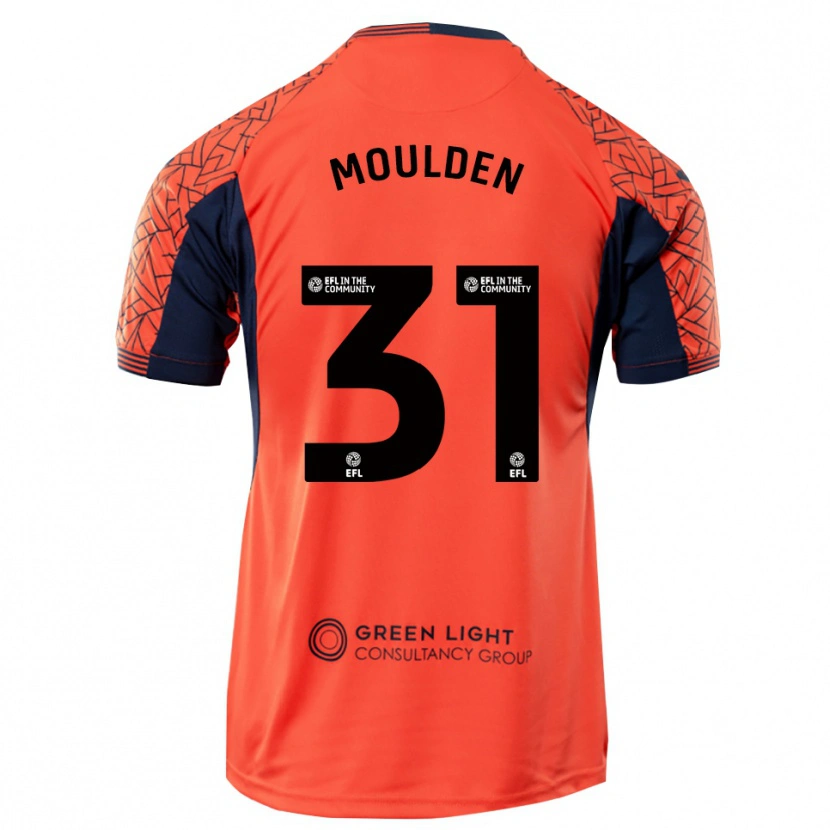 Danxen Pánské Louie Moulden #31 Oranžočerná Brankář Dresy 2025/26 Dres