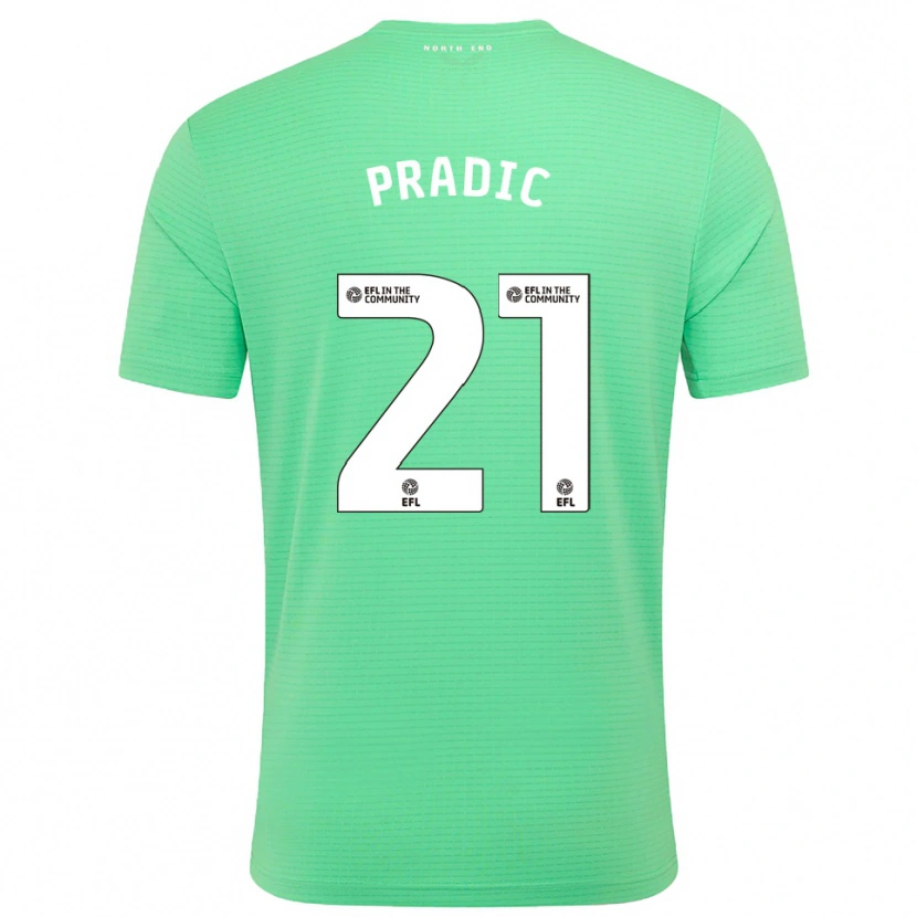 Danxen Pánské James Pradic #21 Pastelová Tyrkysová Brankář Dresy 2025/26 Dres